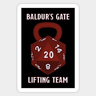 Baldur’s Gate Lifting Team Magnet